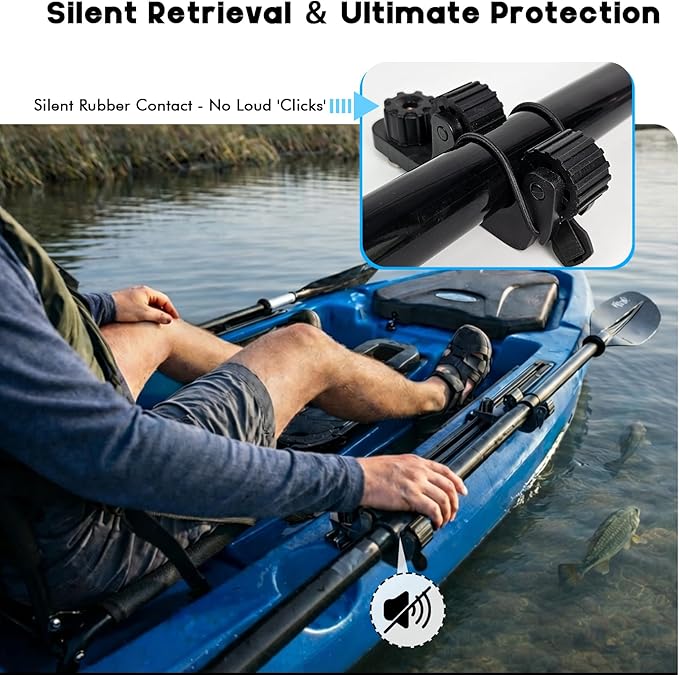 Fishing Kayak Rod Holder - Soporte de remo para kayak con