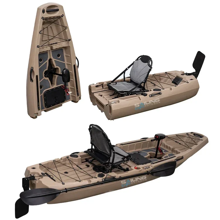 Kayak Modular de Plástico Pleg - Fishing Kayak Pedal Drive reseña y precio
