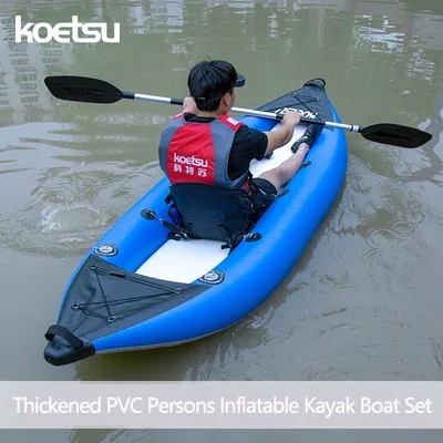 KOETSU-Kayak inflable de PVC p - Fishing Kayak Sit On Top reseña y precio