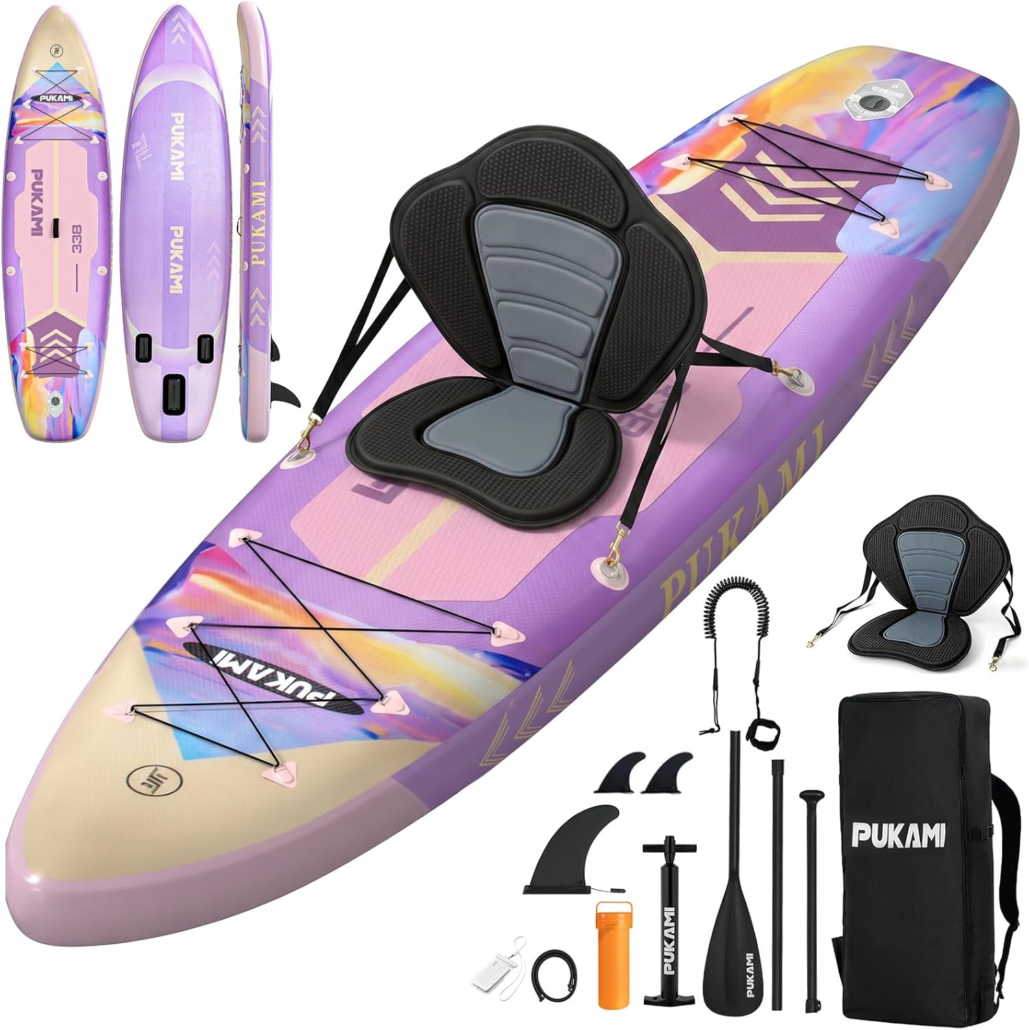 Tabla de paddle surf inflable  - Fishing Kayak Paddle reseña y precio